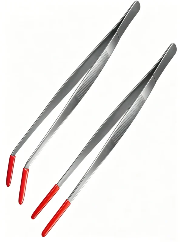 Crawler tools, tweezers, clamps, breeding tools (4) Stainless Steel Feeding Tweezers