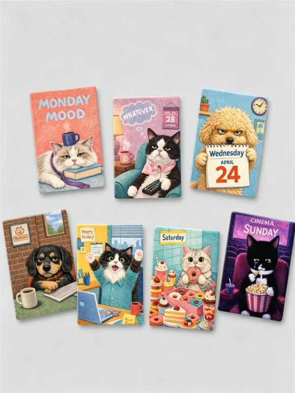 Pet fridge magnet