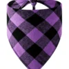 Dog bandana (4) Classic checkered dog bandana