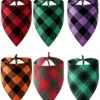 Dog bandana (6) Classic checkered dog bandana