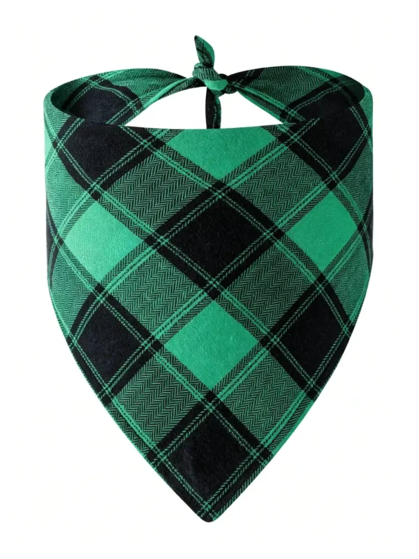 Dog bandana (8) Classic checkered dog bandana