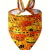 Halloween-themed dog bandana