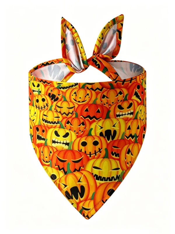 Halloween-themed dog bandana