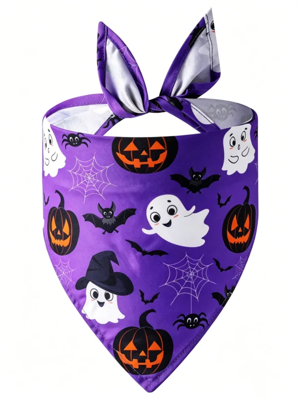 Halloween-themed dog bandana