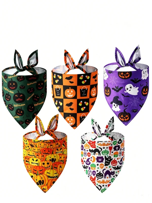 Halloween-themed dog bandana
