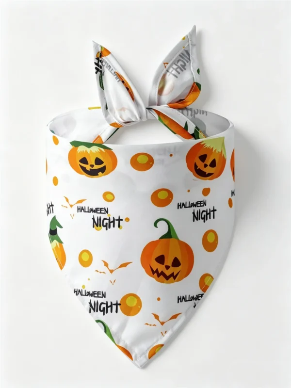Halloween-themed dog bandana