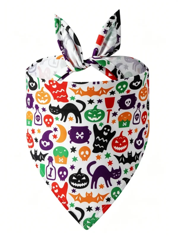 Halloween-themed dog bandana