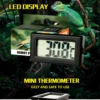 Mini reptile thermometer, digital terrarium thermometer, wireless tank temperature gauge, reptile vivarium monitor, small lizard tank thermometer, tortoise enclosure temperature sensor (2) Breeding box digital thermometer
