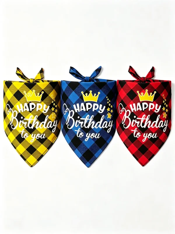Birthday Party Dog Bandana