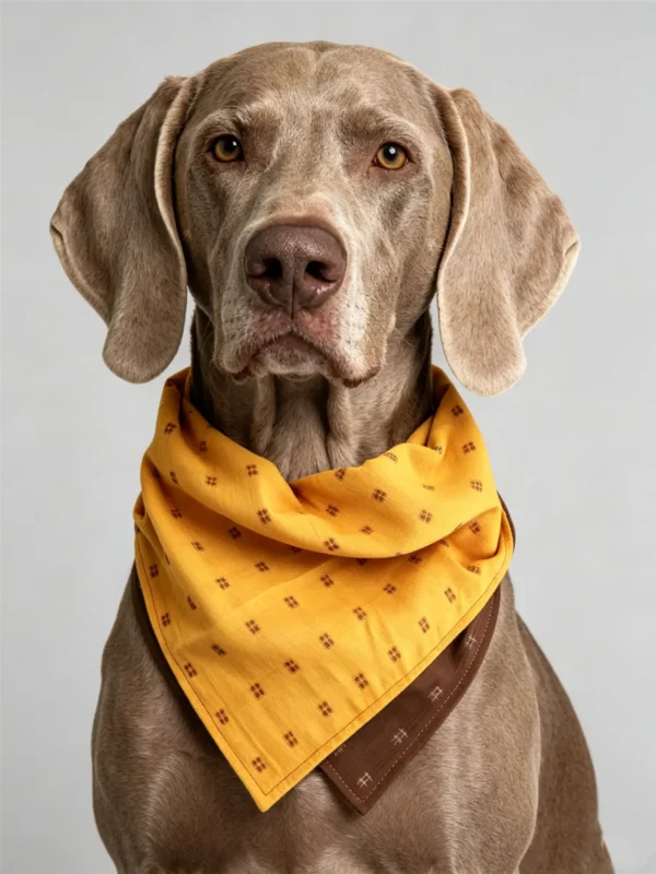 Color-Block Fashion Dog Bandana
