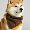 Pet scarf, dog scarf (3) Color-Block Fashion Dog Bandana