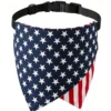 Pet scarf, dog scarf, drool scarf (4) USA flag dog bandana