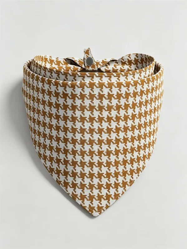 Houndstooth dog bandana