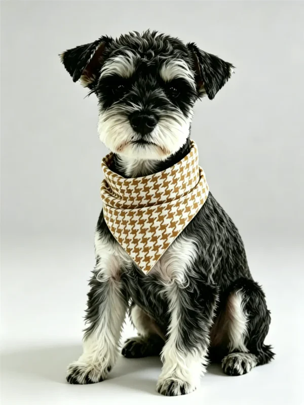 Houndstooth dog bandana