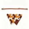 Pet scarves, cat and dog scarves, cat and dog drool bibs, pet bandanas Retro Horse Print Dog Bandana