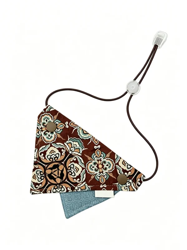 Retro-style dog bandana