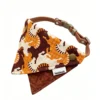 Pet scarves, cat and dog scarves, cat and dog drool bibs, pet bandanas (2) Retro Horse Print Dog Bandana