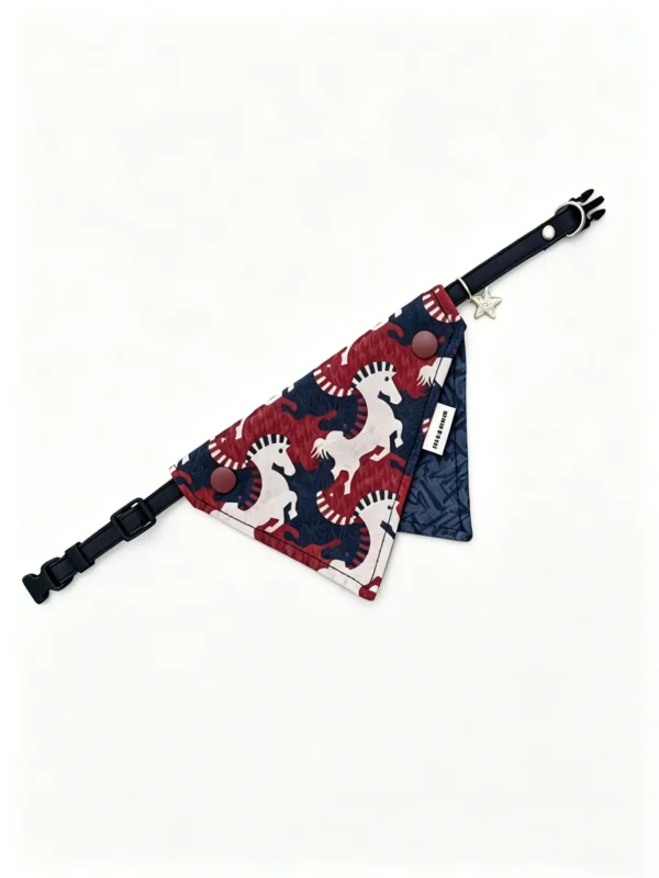 Pet scarves, cat and dog scarves, cat and dog drool bibs, pet bandanas (3) Retro Horse Print Dog Bandana