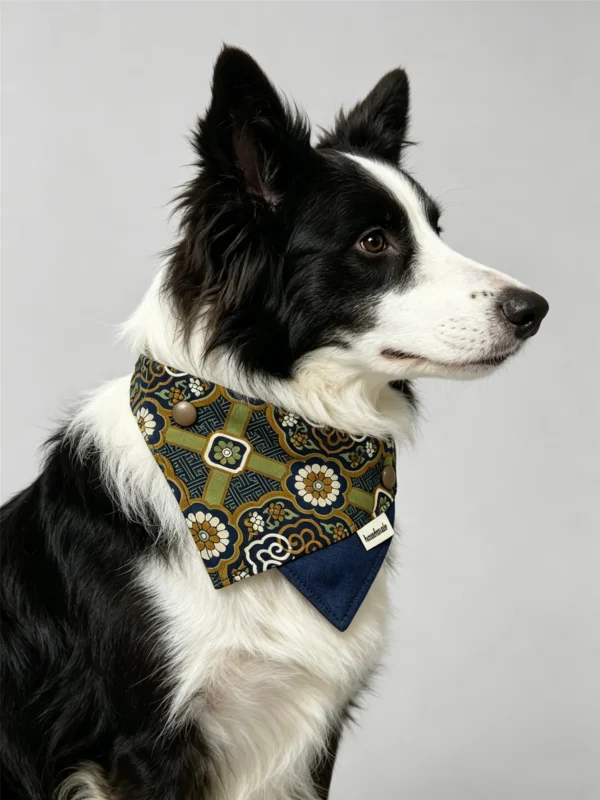 Floral Pattern Dog Bandana