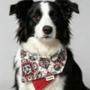 Retro-style dog bandana