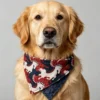 Pet scarves, cat and dog scarves, cat and dog drool bibs, pet bandanas (5) Retro Horse Print Dog Bandana