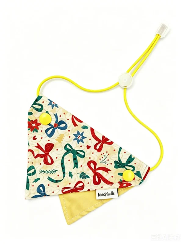 Christmas-themed dog bandana