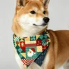 Christmas-themed dog bandana