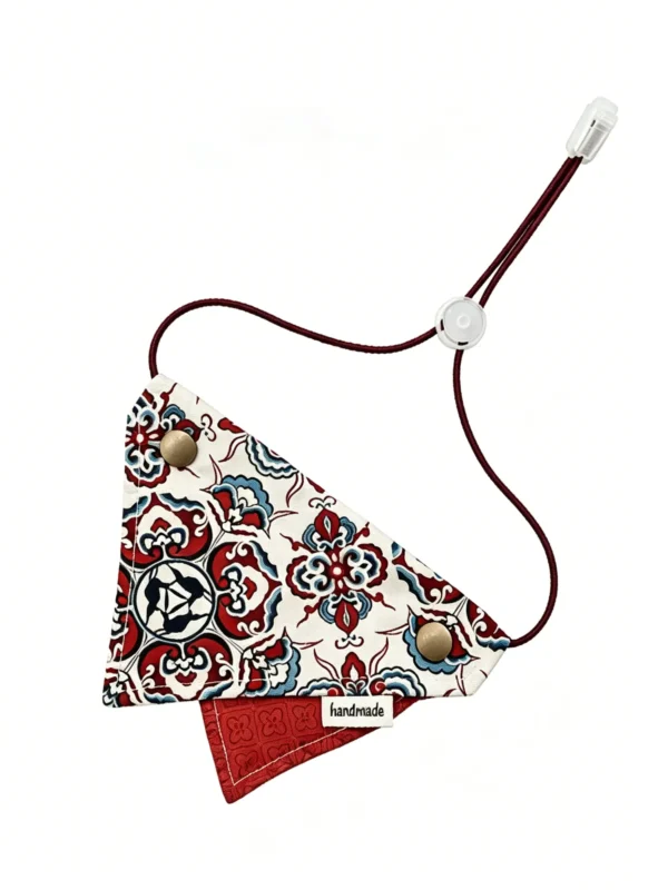 Retro-style dog bandana