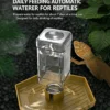 Automatic Reptile Water Dispenser - 7-Day Gravity Feeder for Reptiles