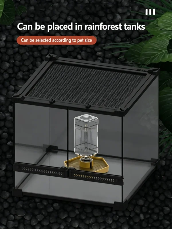 Automatic Reptile Water Dispenser - 7-Day Gravity Feeder for Reptiles