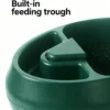 Reptile waterfall fountain, chameleon drinking feeder, terrarium circulating water bowl, reptile dual filtration water dispenser, lizard auto water fountain, reptile tank feeding tray (3) 2-in-1 Water and Food Dispenser