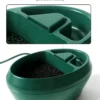 Reptile waterfall fountain, chameleon drinking feeder, terrarium circulating water bowl, reptile dual filtration water dispenser, lizard auto water fountain, reptile tank feeding tray (7) 2-in-1 Water and Food Dispenser